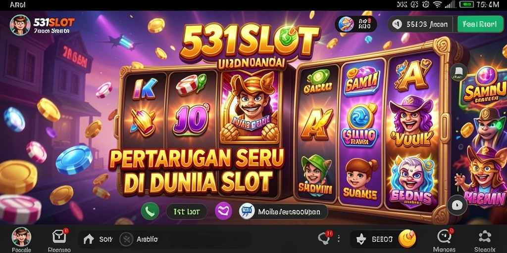 Tampilan seru gameplay 531SLOT yang penuh aksi pertarungan.