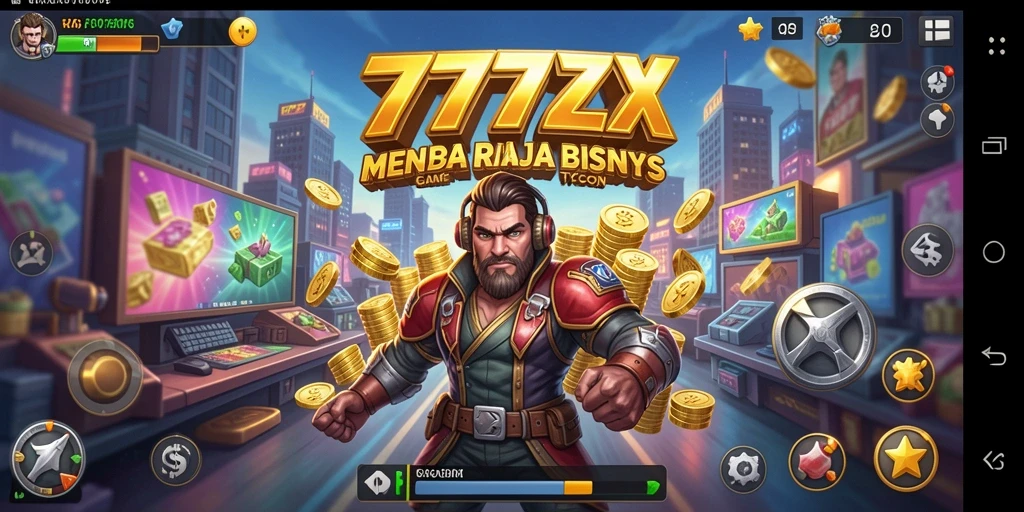 Tampilan menarik dari gameplay Tycoon 777ZX