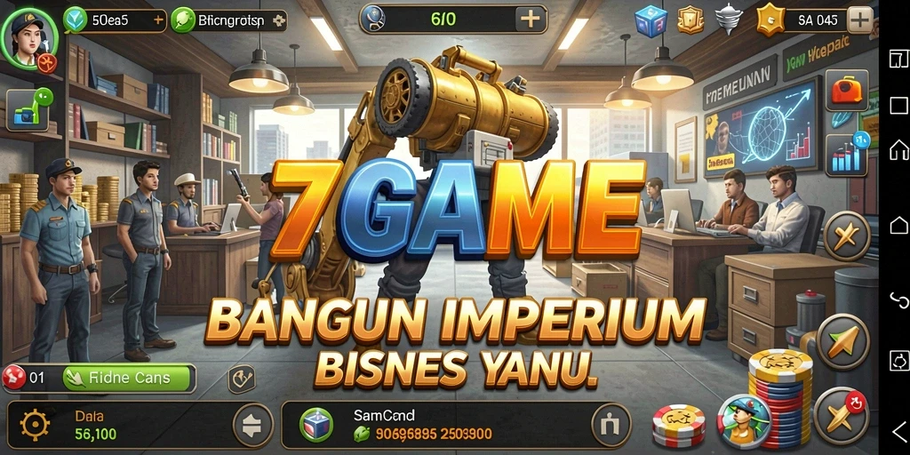 Tampilan menarik dari gameplay 7GAME Tycoon yang seru.