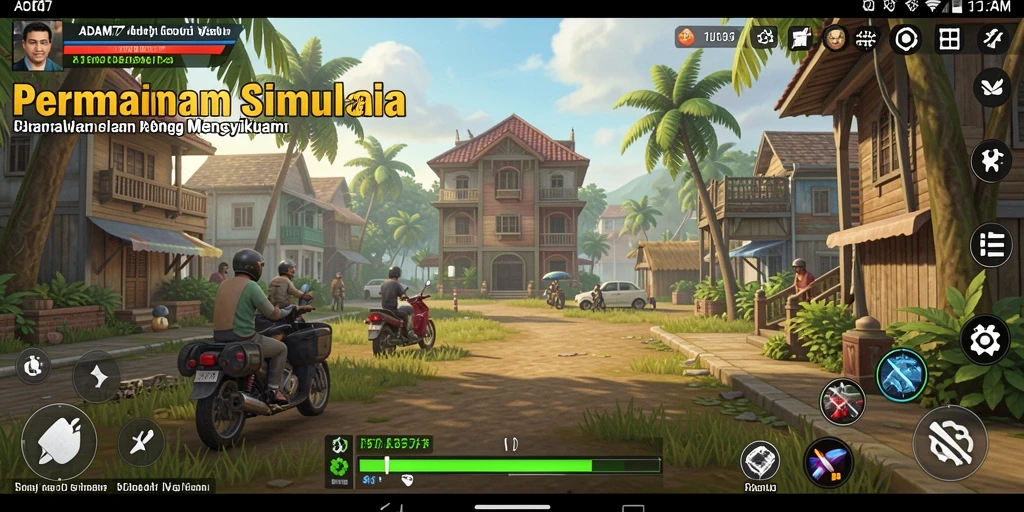 Tampilan gameplay menarik di ADAM77 dengan fitur simulasi yang interaktif.