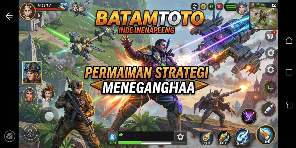 Tampilan gameplay menegangkan dari BATAMTOTO yang penuh strategi.
