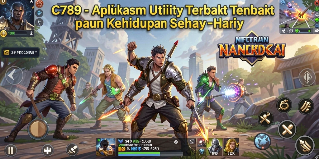 Screenshot utama C789 menampilkan antarmuka aplikasi yang sederhana dan fungsional.