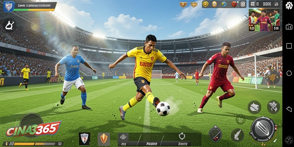 Tampilan gameplay CINA365 yang menarik dan interaktif.