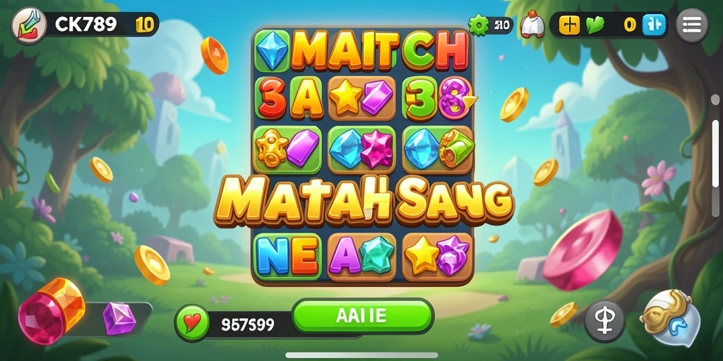 Tangkapan layar CK789 menampilkan gameplay seru penuh warna dan tantangan.