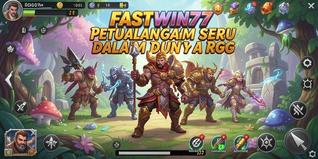 Tampilan gameplay RPG yang mendalam dan memikat.