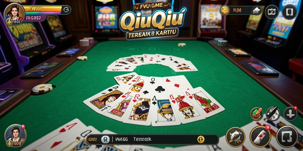 Screenshot gameplay QiuQiu menampilkan keseruan permainan.