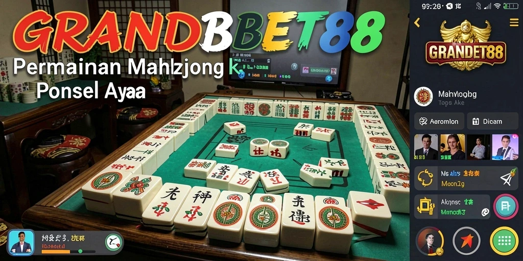 Tampilan gameplay Mahjong yang seru dan menantang di GRANDBET88.