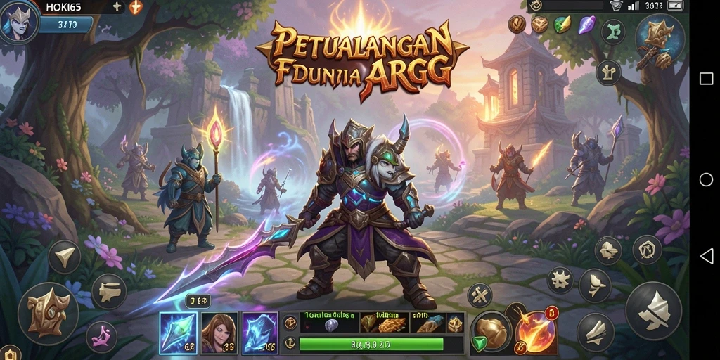 Tampilan seru dari pertempuran epik di HOKI65.