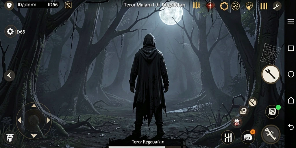 Gameplay ID66 yang mencekam dan menegangkan dengan suasana horror yang intens.