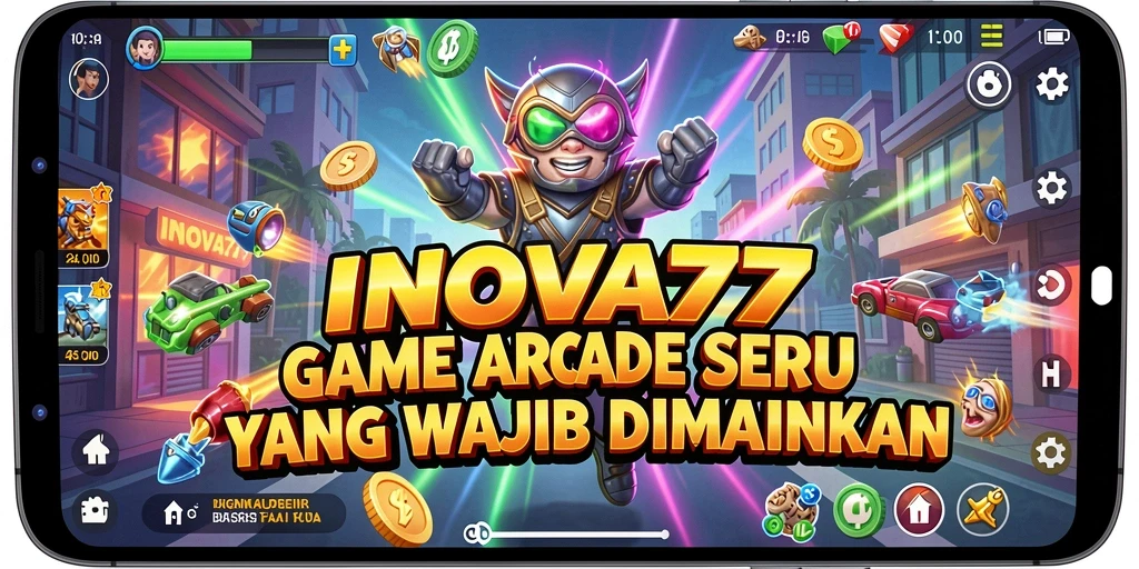Tampilan gameplay seru dari INOVA77 dalam aksi Arcade.
