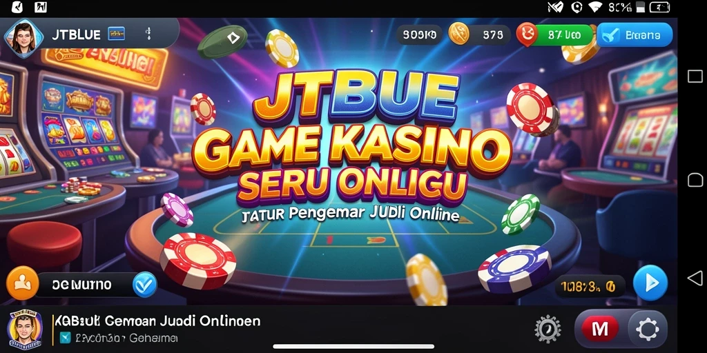 Tampilan menarik dari gameplay Kasino di JTBLUE dengan grafis yang memukau.
