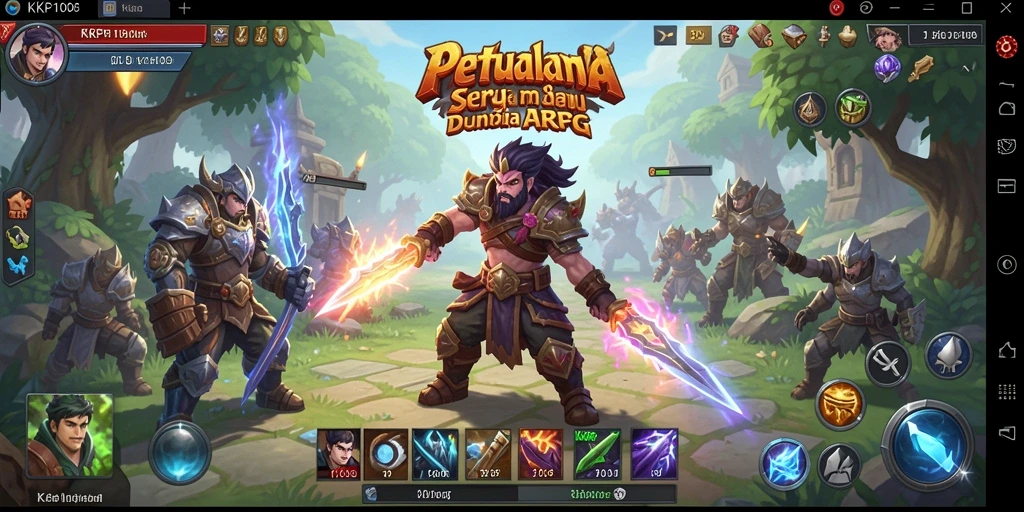 Tampilan gameplay KPK100 yang memukau dan penuh aksi.