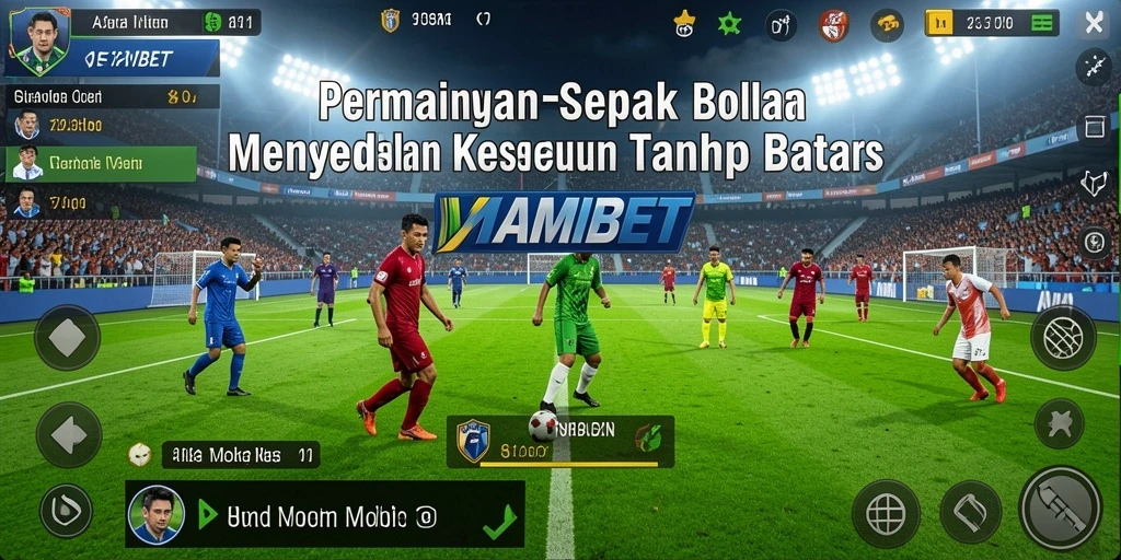 Tampilan gameplay MAMIBET yang menegangkan dan interaktif dalam sepak bola.