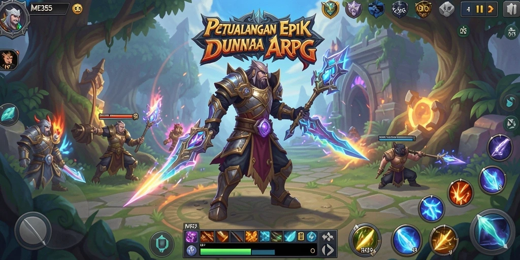 Gameplay epik di dunia ARPG yang menantang.