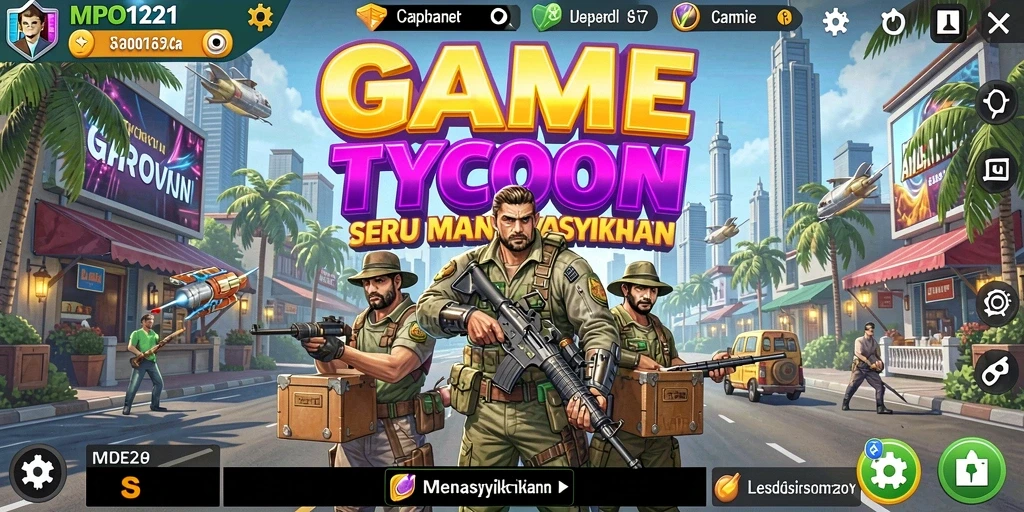 Tampilan gameplay MPO1221 dengan elemen Tycoon yang menarik.