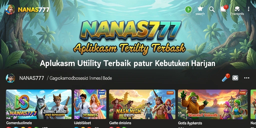 Tampilan aplikasi NANAS777 yang menarik dan mudah digunakan.