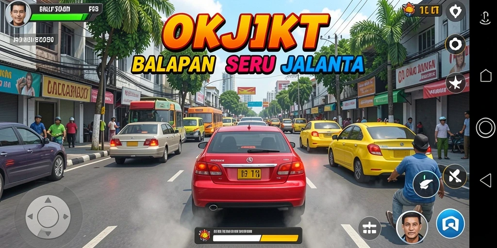 Tampilan menarik dari gameplay OKJKT yang memukau.
