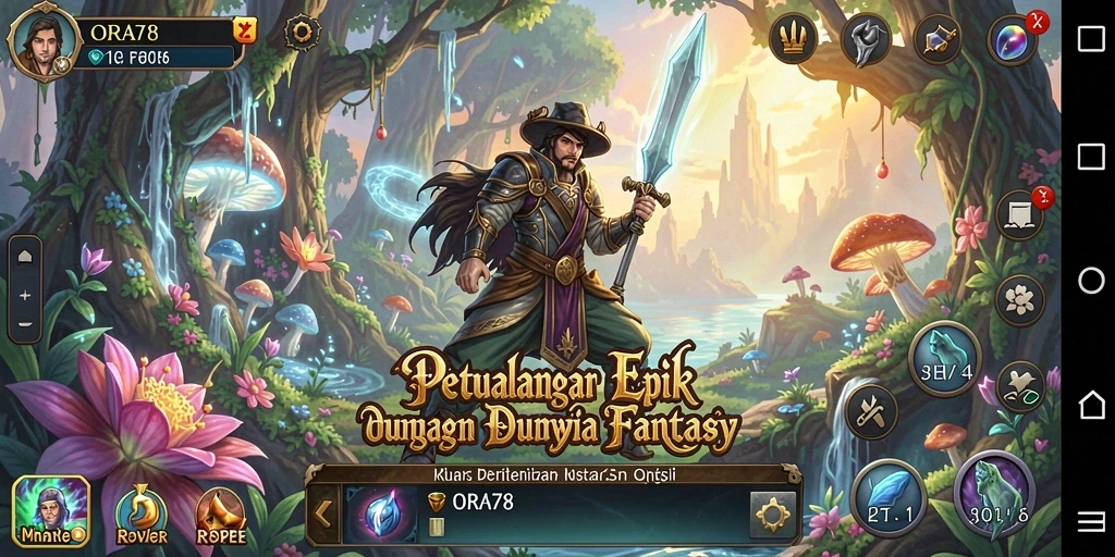 Tampilan menakjubkan dari gameplay ORA78 yang mendebarkan.