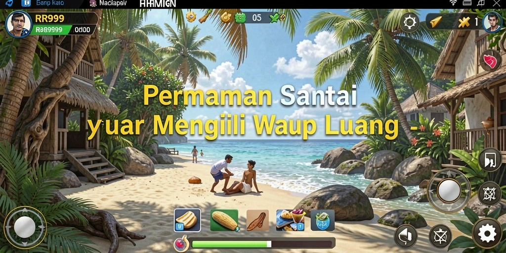 Tampilan gameplay RR999 yang menarik dan penuh warna.