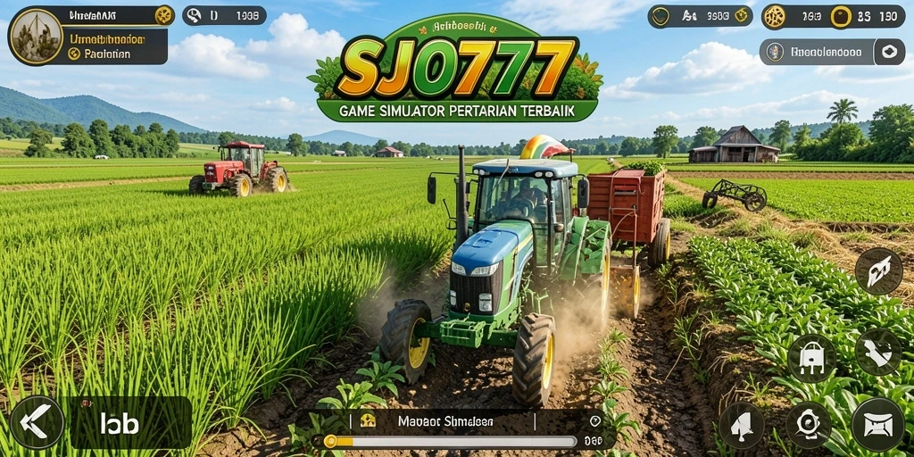 Screenshot SJO777 menampilkan desain pertanian yang indah dan gameplay yang menarik.