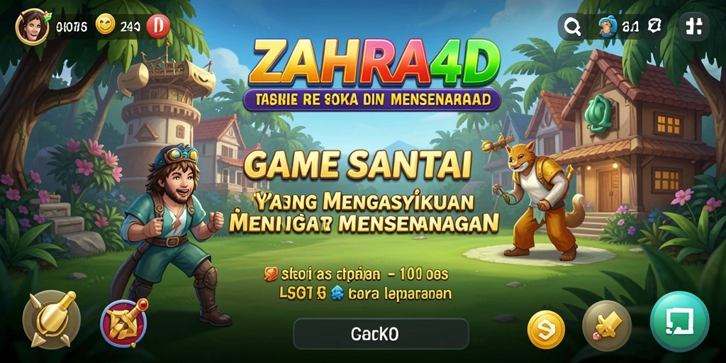 Tampilan menarik dari gameplay ZAHRA4D yang menggembirakan.