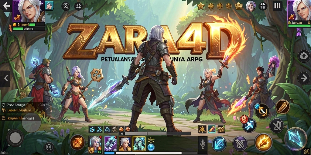 Tampilan gameplay ZARA4D yang menantang dan penuh aksi.